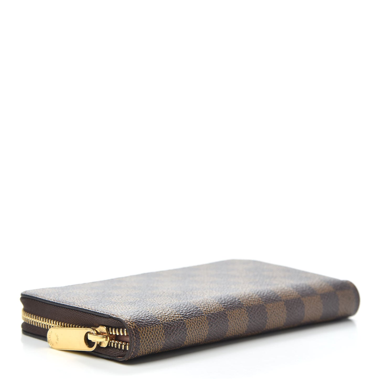 Damier Ebene Zippy Wallet Rose Ballerine