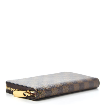 Louis Vuitton Damier Ebene Zippy Wallet Rose Ballerine 4 of 8