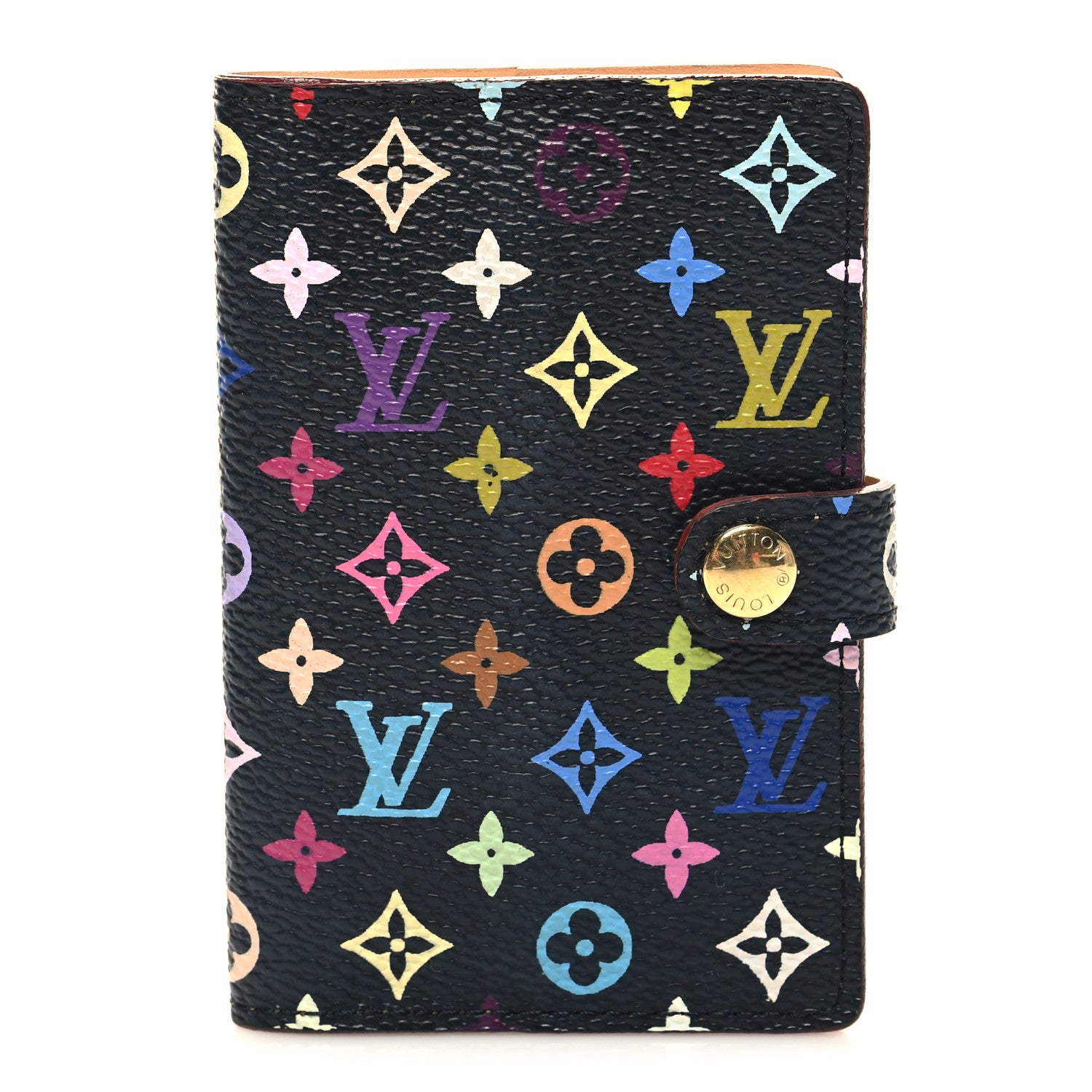 Louis Vuitton Monogram Multicolor Carnet de Bal Mini Agenda Cover Black 1 of 7