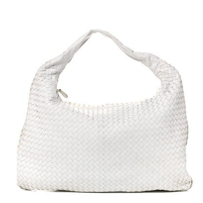 Bottega Veneta Nappa Intrecciato Maxi Veneta Hobo White 1 of 12