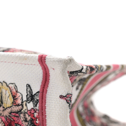 Christian Dior Canvas Embroidered Medium Butterfly Print Book Tote Multicolor 14 of 14