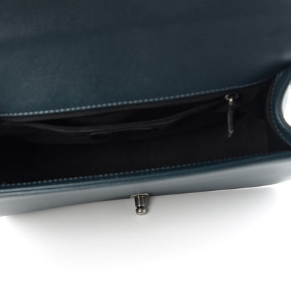 Chanel Calfskin Embossed New Medium Cordoba Boy Flap Green 5 of 11