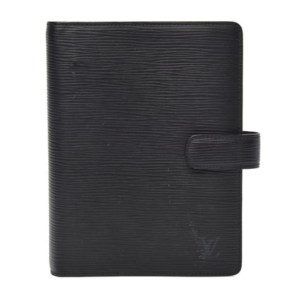 Louis Vuitton Epi Medium Ring Agenda Black 1 of 9