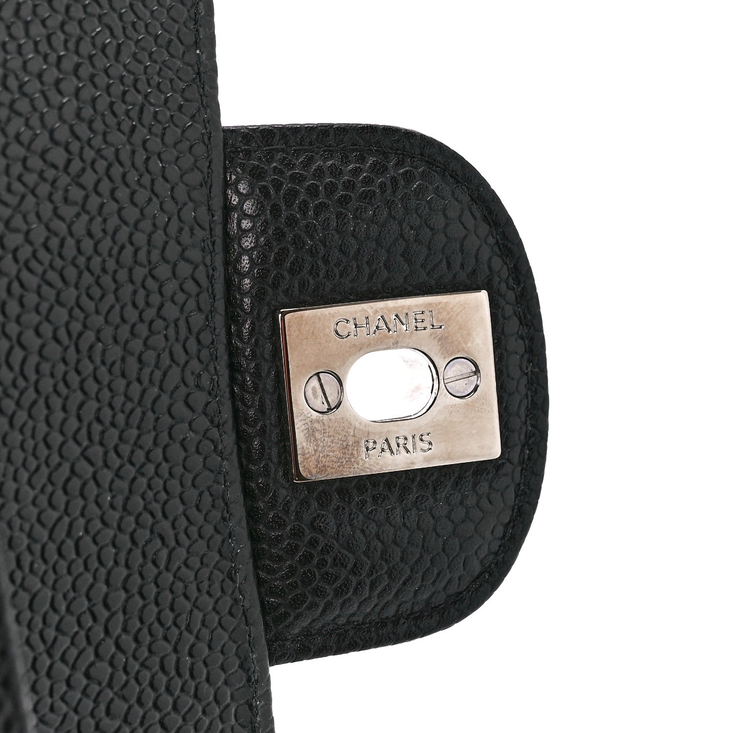 Chanel Caviar Quilted Medium Double Flap Black 7 of 13