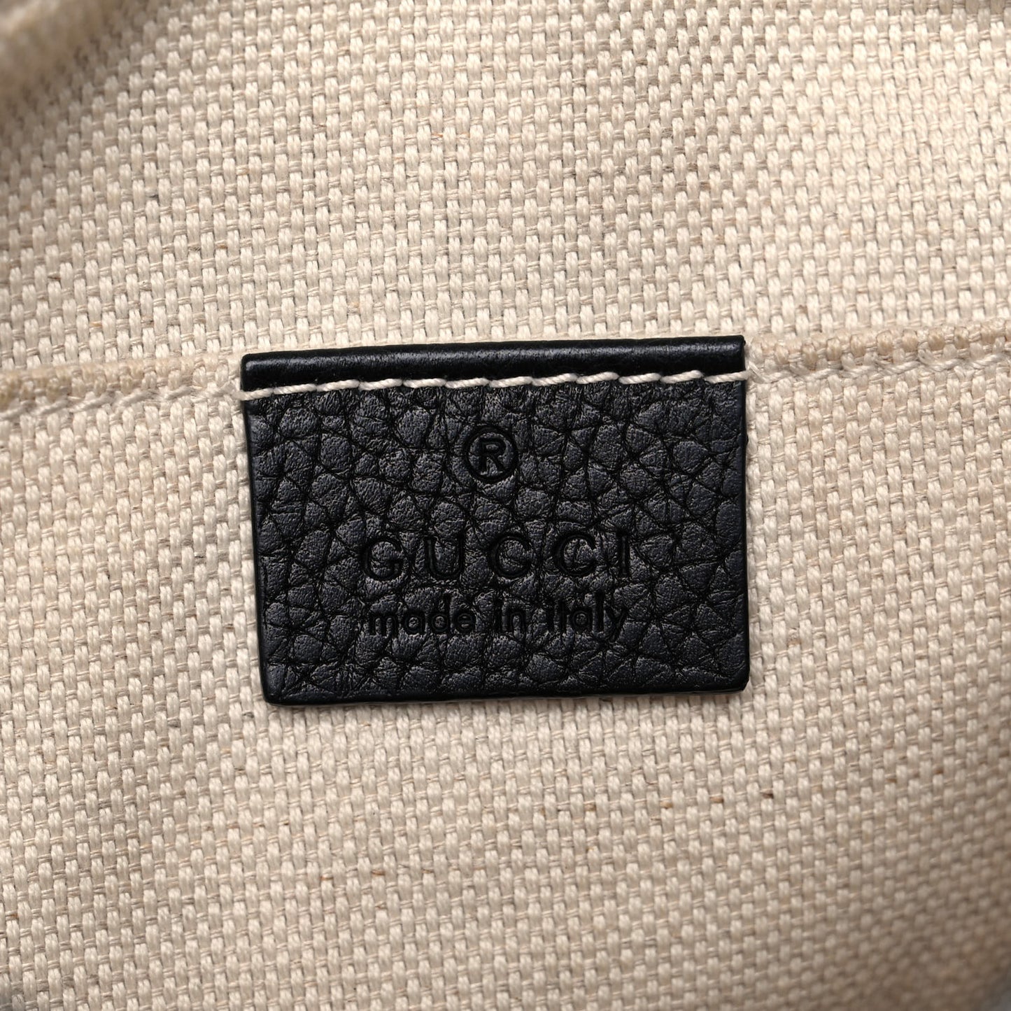 Pebbled Calfskin Small Soho Disco Bag Black