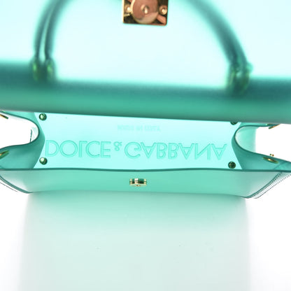 Dolce & Gabbana PVC Medium Miss Sicily Satchel Verde 5 of 7