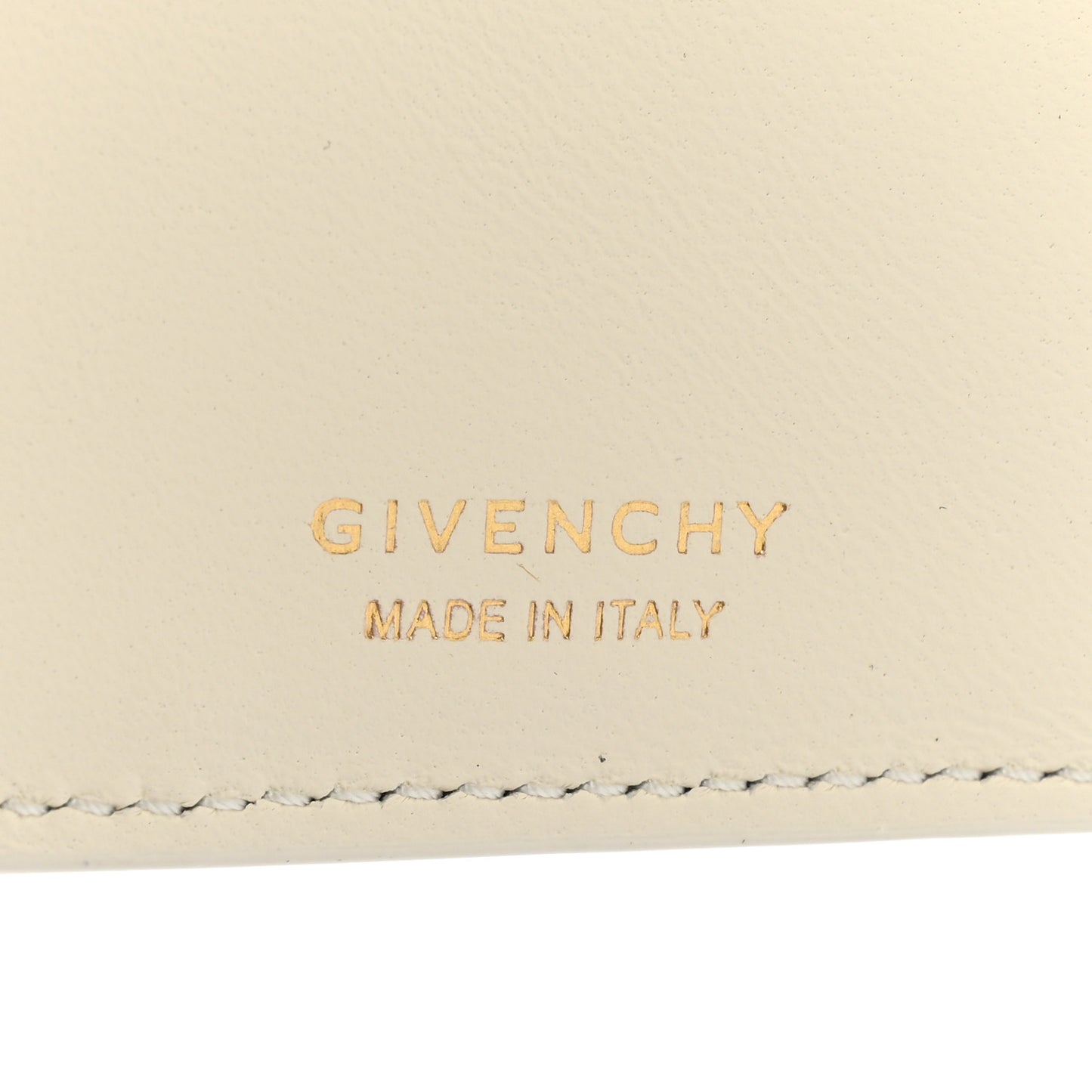 Embroidered Canvas 4G Logo G-Cut Bi-Fold Wallet Natural Beige