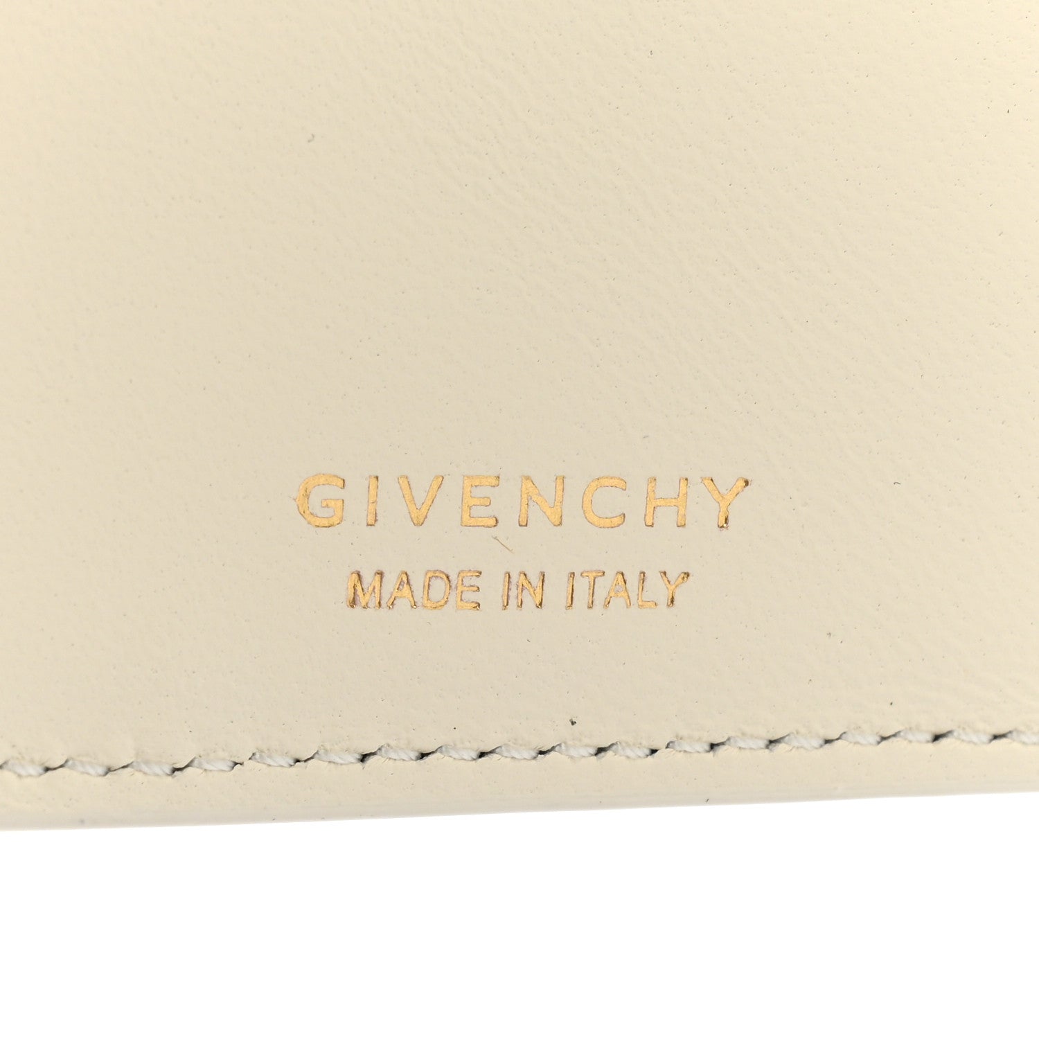 Givenchy Embroidered Canvas 4G Logo G-Cut Bi-Fold Wallet Natural Beige 8 of 11