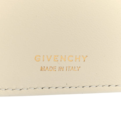 Givenchy Embroidered Canvas 4G Logo G-Cut Bi-Fold Wallet Natural Beige 8 of 11