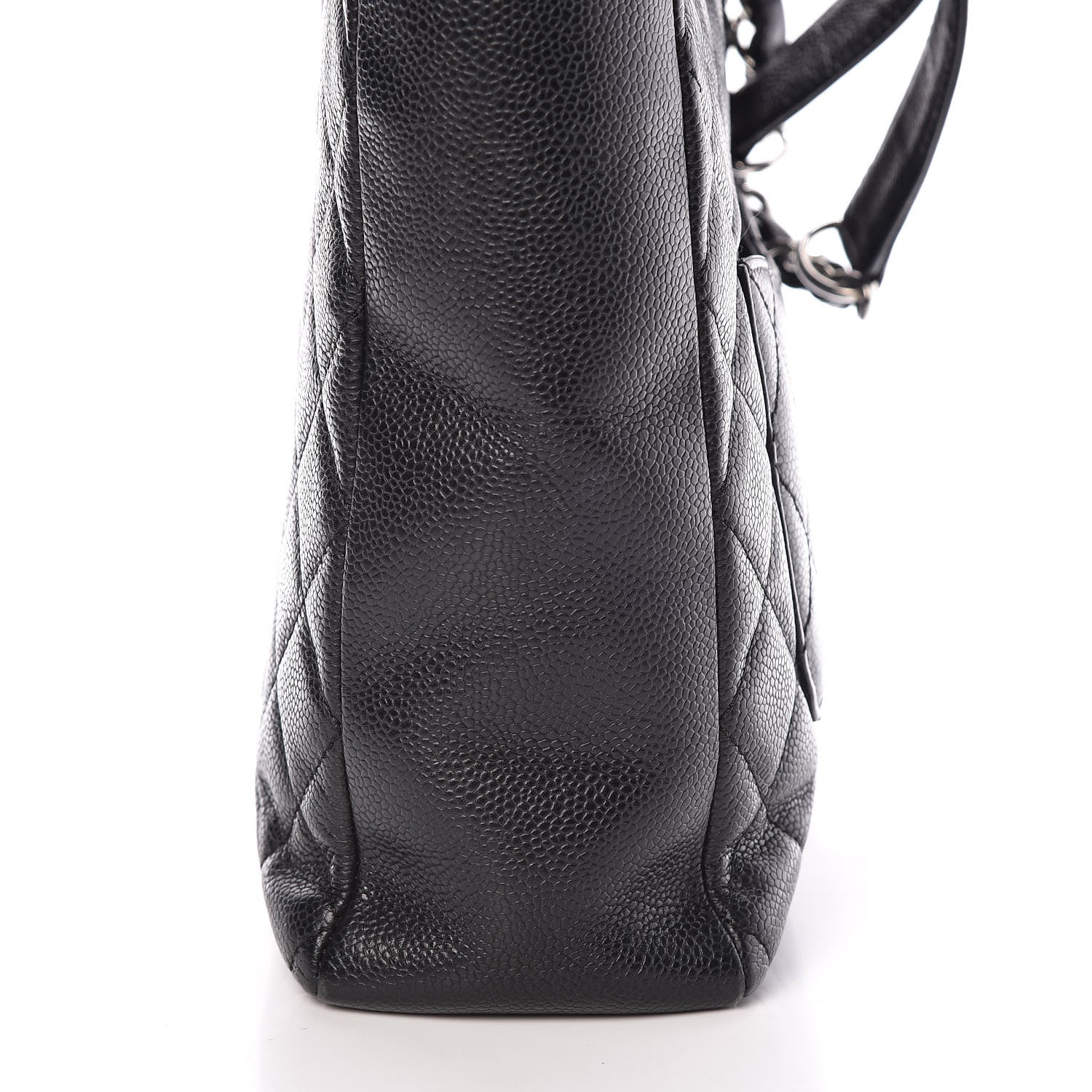 Chanel Caviar Quilted Petit Shopping Tote PST Black 12 of 13