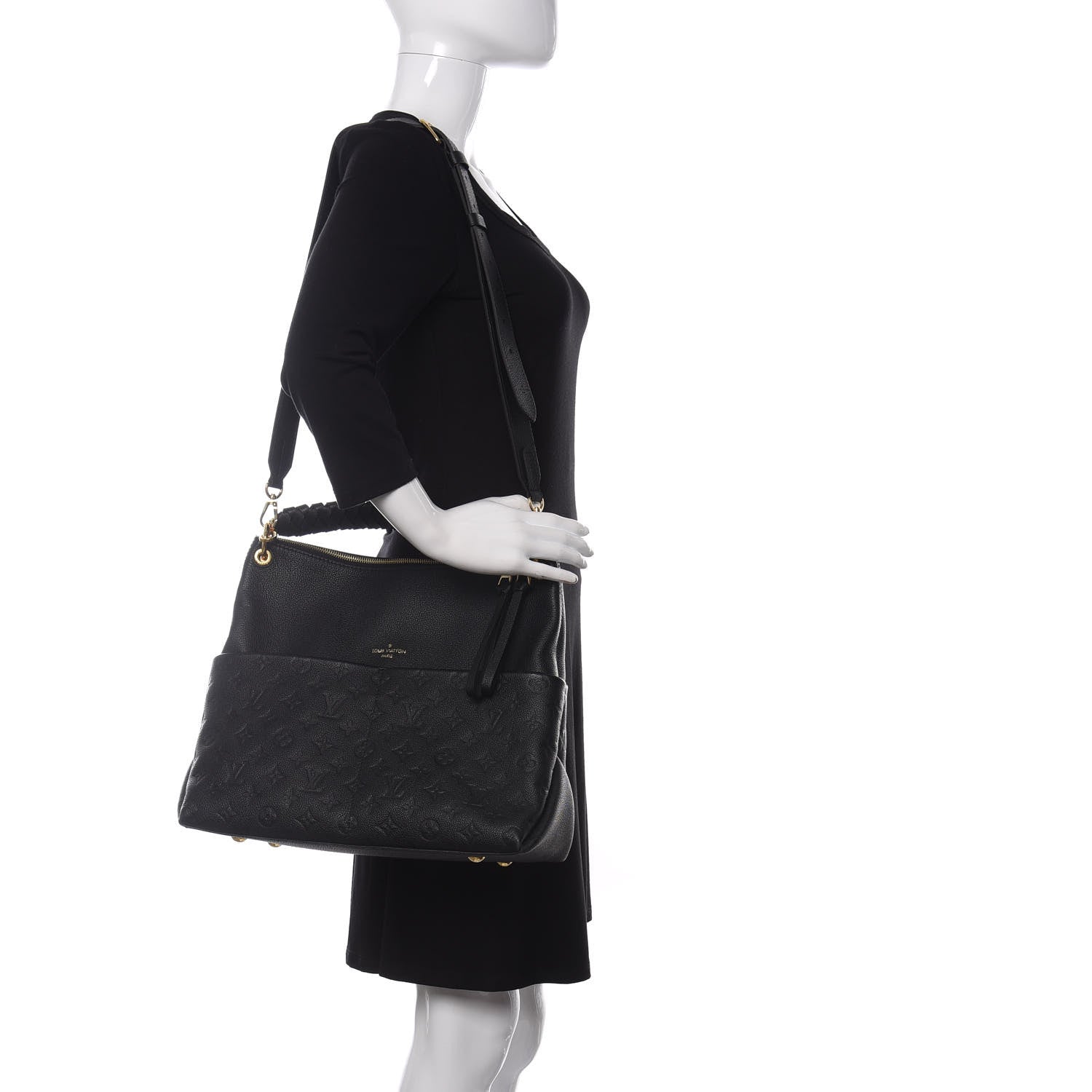 Louis Vuitton Empreinte Maida Hobo Black 2 of 12