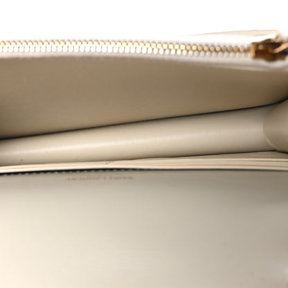 Saint Laurent Calfskin Monogram Sunset Chain Wallet Crema Soft 5 of 10