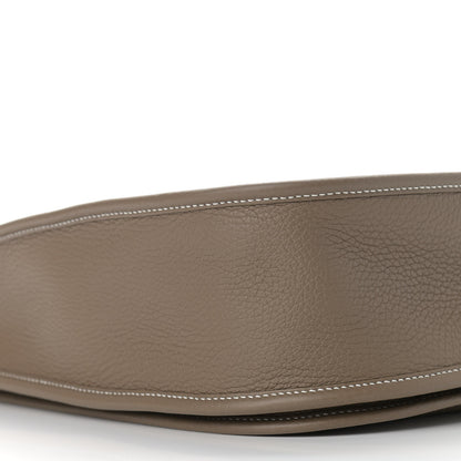 Hermes Taurillon Clemence Evelyne III GM Etoupe 7 of 8