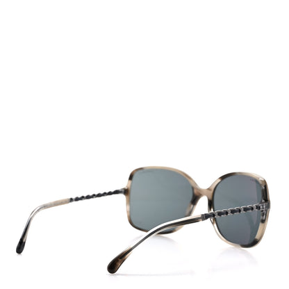 Chanel Lambskin Square Chain Sunglasses 5210-Q Grey 4 of 8