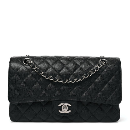 Chanel Caviar Quilted Medium Double Flap Black 1 of 8