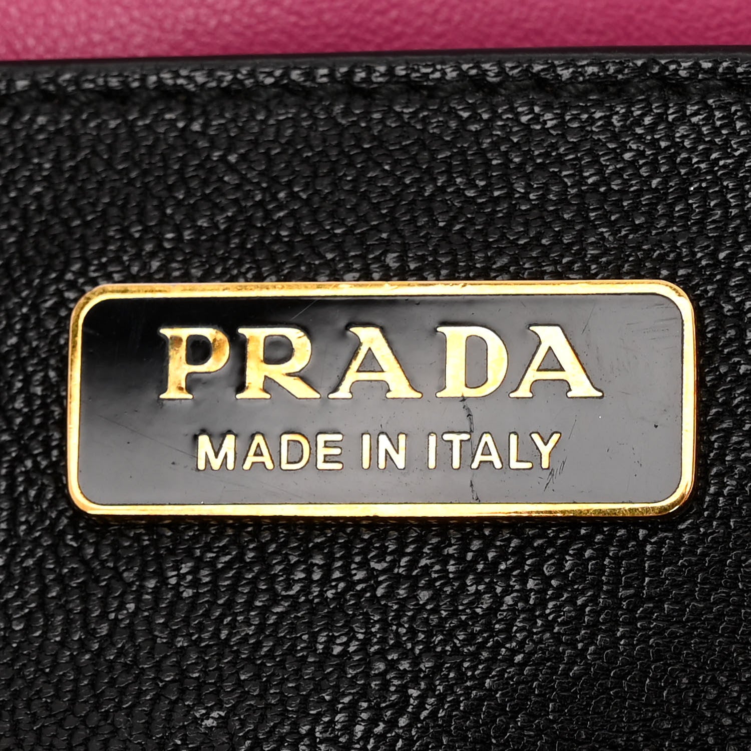 Prada City Calf Saffiano Cahier Bag Fuxia Black 6 of 11