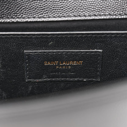 Saint Laurent Grain De Poudre Small Monogram Kate Satchel Black 6 of 16