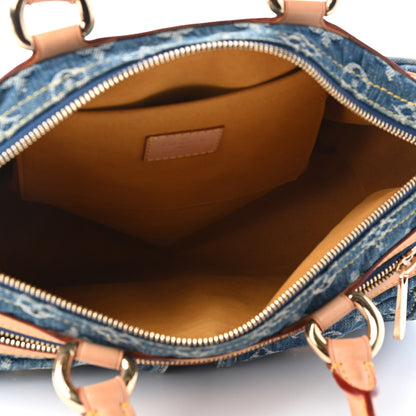 Louis Vuitton Monogram Denim Neo Speedy Blue 4 of 5