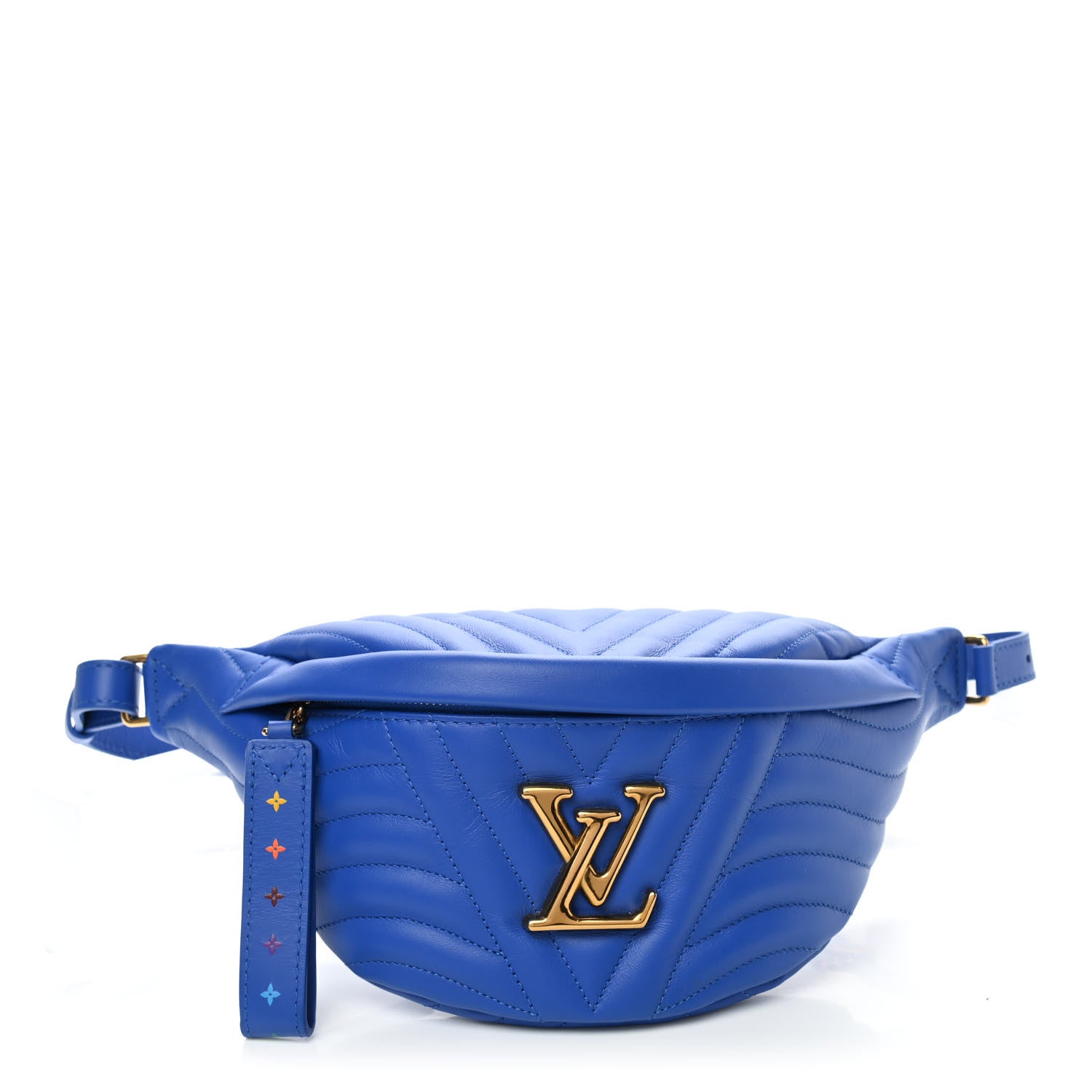 Louis Vuitton Calfskin New Wave Bumbag Blue Neon 1 of 10