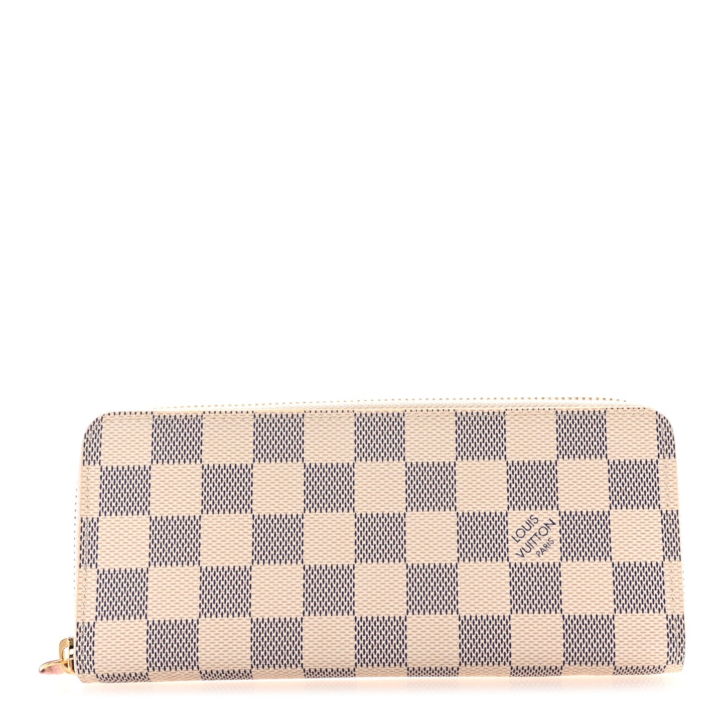 Damier Azur Clemence Wallet Rose Ballerine