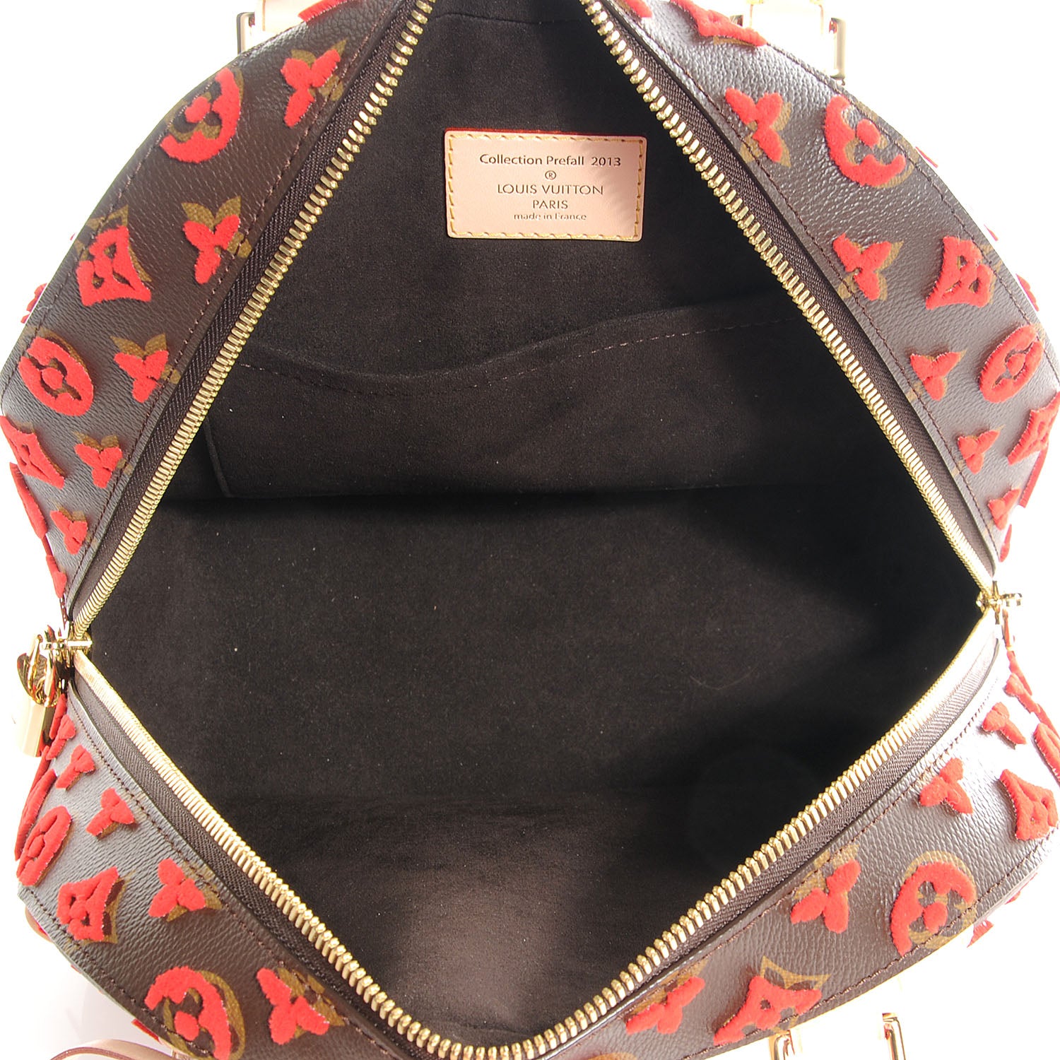 Louis Vuitton Monogram Tuffetage Deauville Cube Red 6 of 8