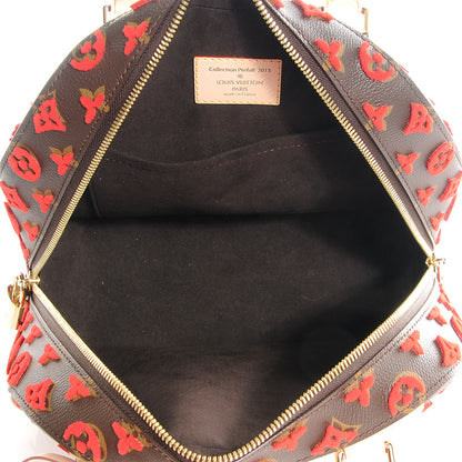 Louis Vuitton Monogram Tuffetage Deauville Cube Red 6 of 8