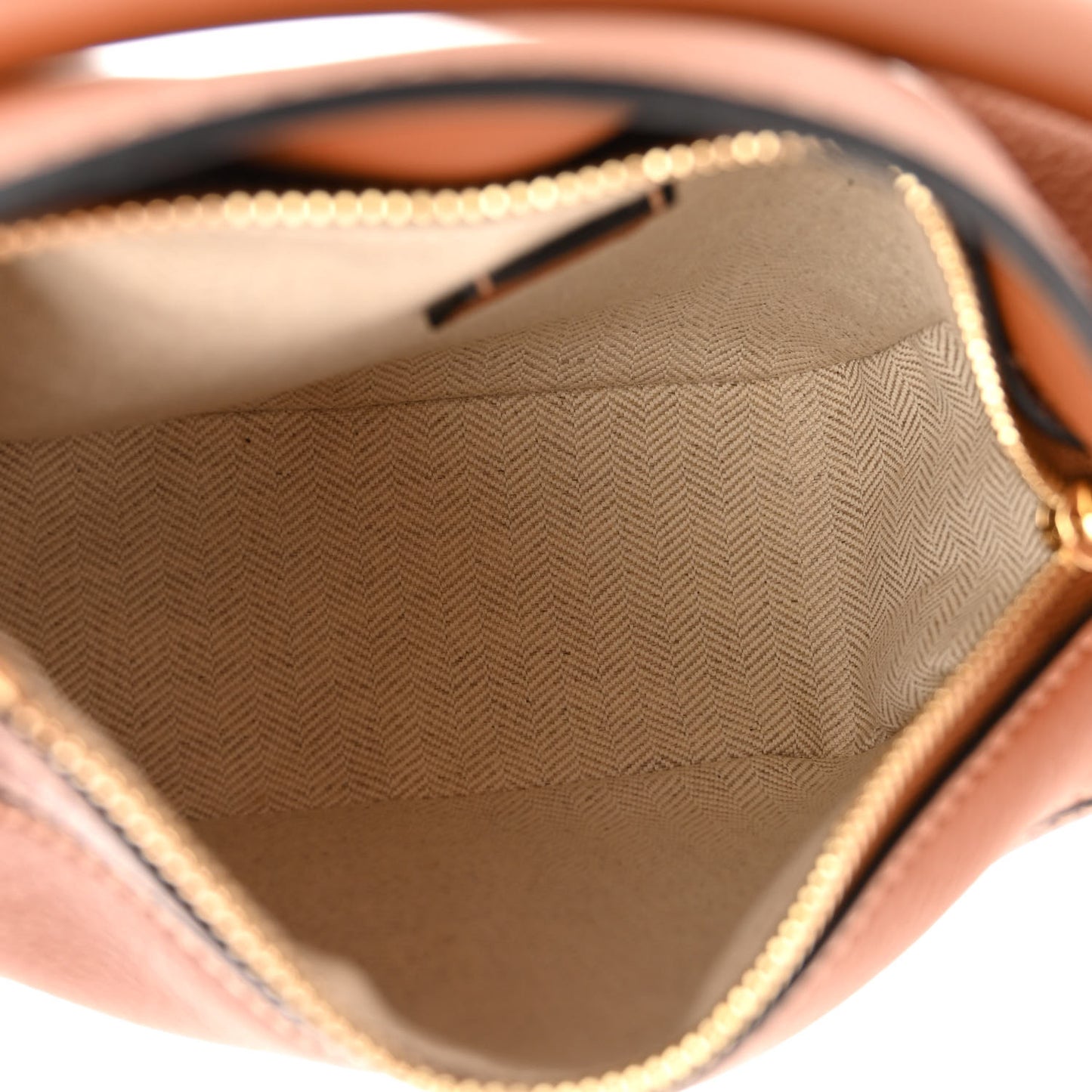 Calfskin Mini Puzzle Bag Tan Medium Pink