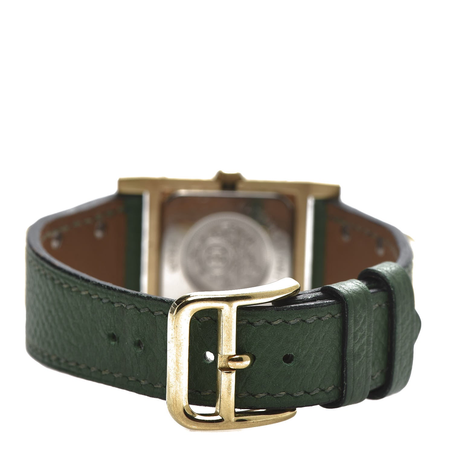 Hermes Stainless Steel Courchevel 23mm Medor Quartz Watch Vert Clair 4 of 8