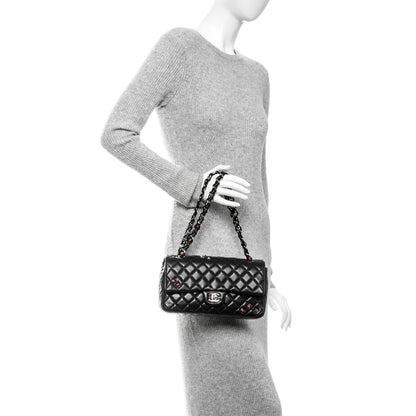 Chanel Lambskin Quilted Medium Ladybug Flap Black 2 of 7