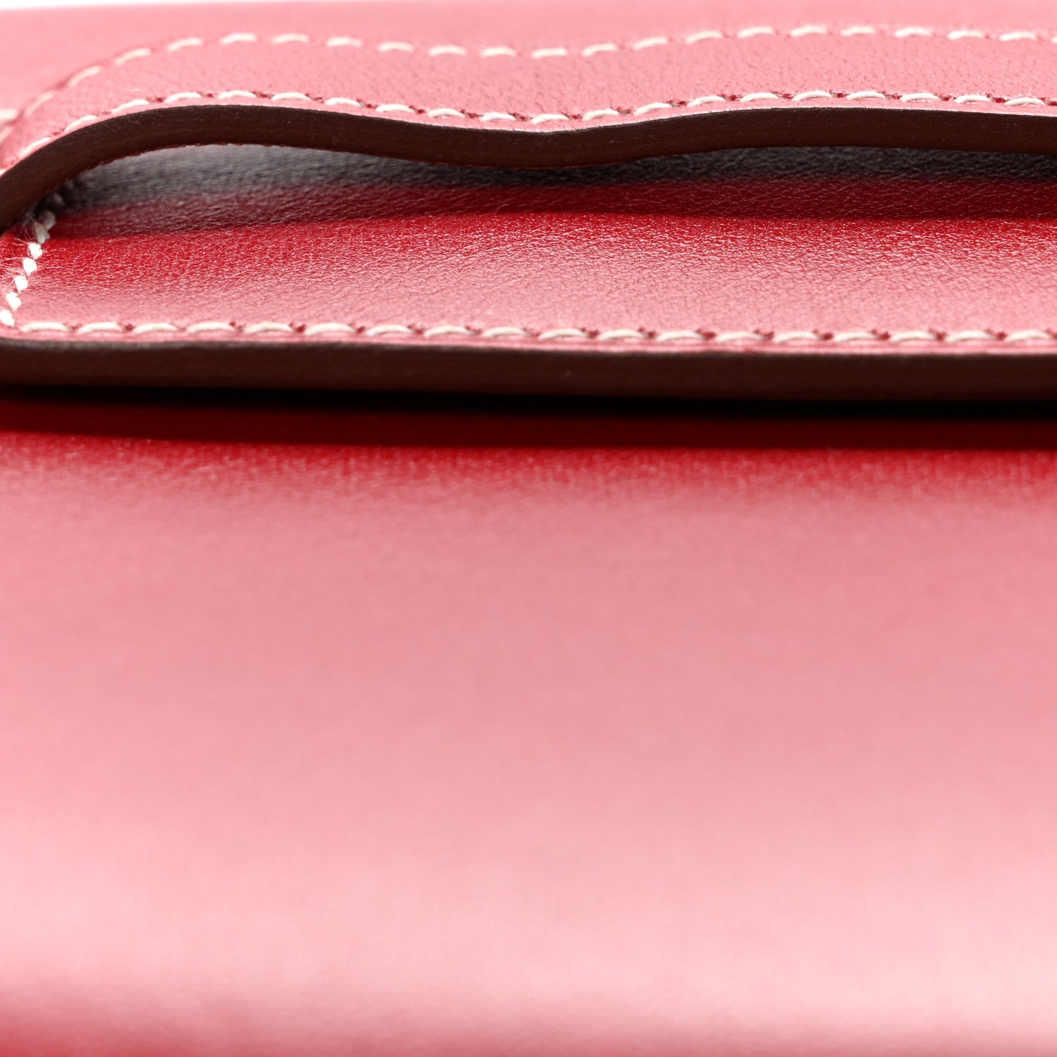 Hermes Box Kelly Wallet To Go Rock Rouge Piment 10 of 11
