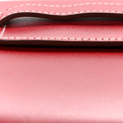 Hermes Box Kelly Wallet To Go Rock Rouge Piment 10 of 11