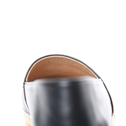 Chanel Lambskin CC Espadrilles 36 Black 7 of 9