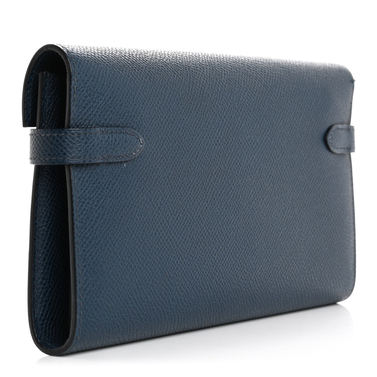 Hermes Epsom Kelly Longue Wallet Bleu de Prusse 3 of 13