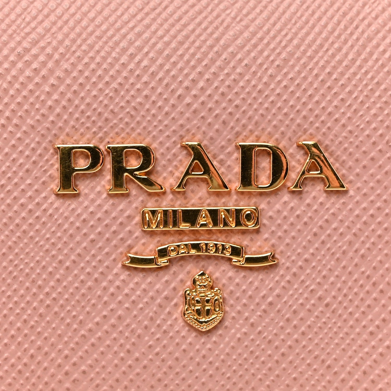 Prada Saffiano Metal Tri-Fold Wallet Orchidea 8 of 10