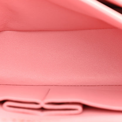 Chanel Caviar Chevron Quilted Small Double Flap Pink 5 of 11