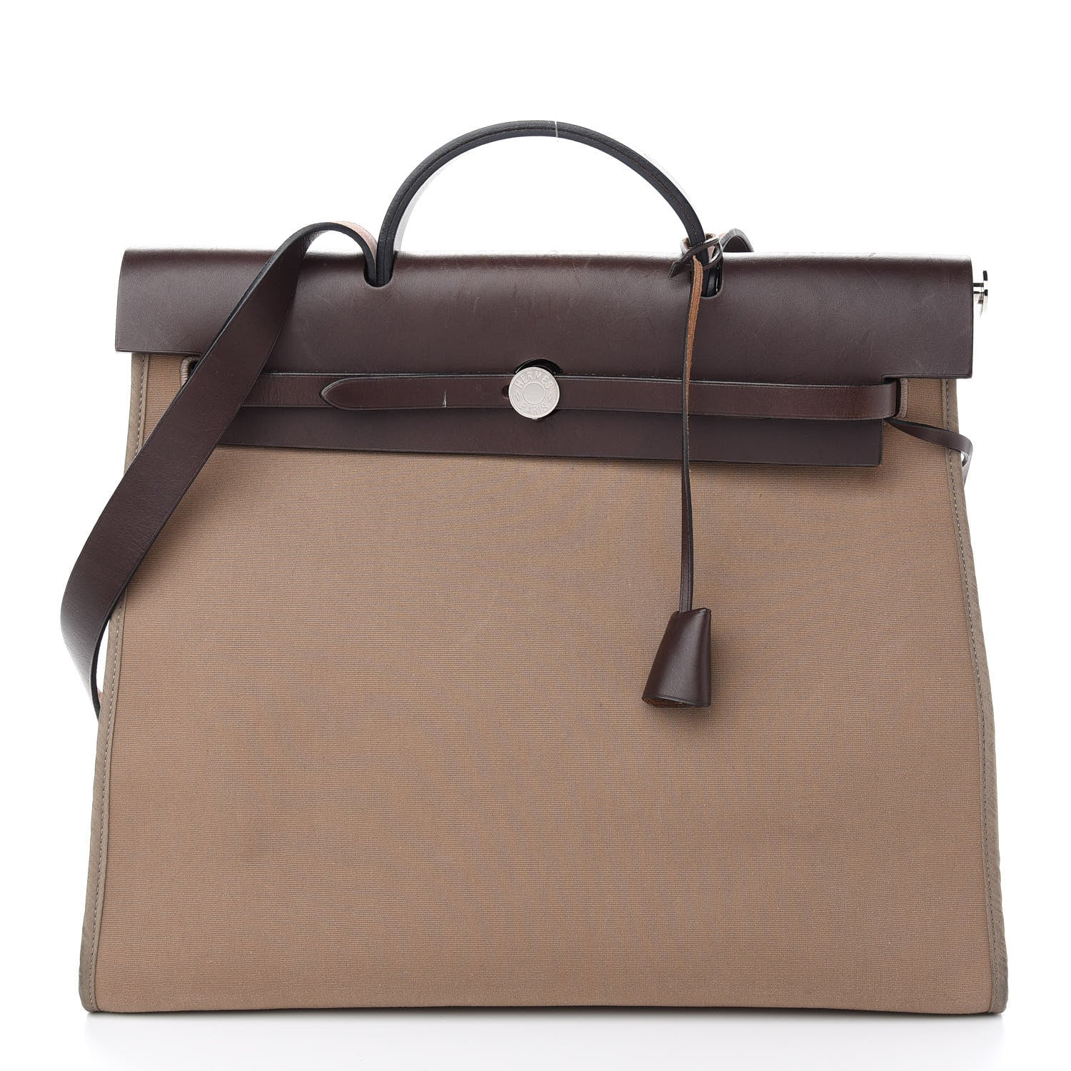Hermes Toile Vache Hunter Herbag Zip 39 MM Etoupe Ebene 3 of 10