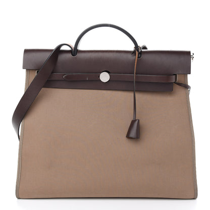 Hermes Toile Vache Hunter Herbag Zip 39 MM Etoupe Ebene 3 of 10