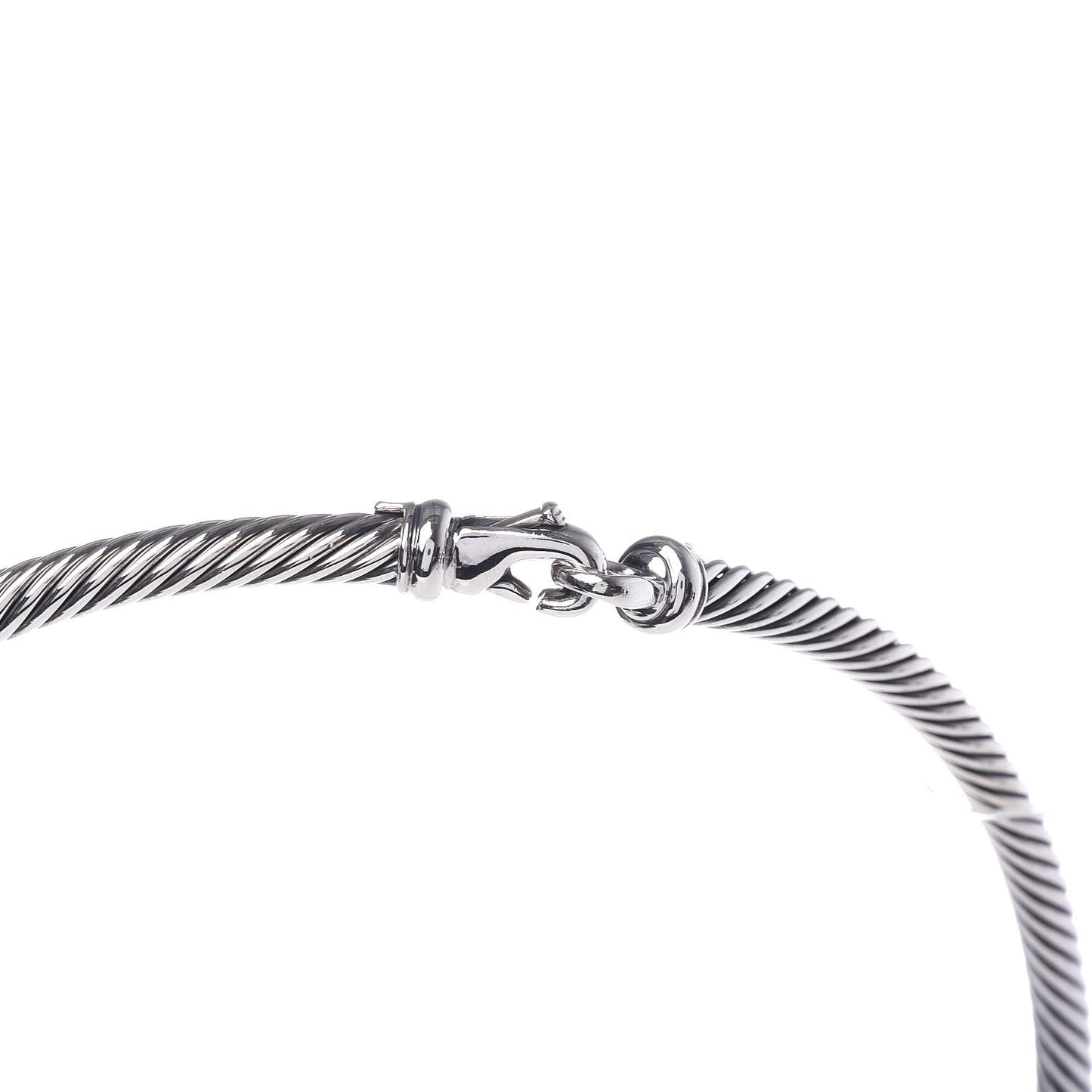 Sterling Silver 14K Yellow Gold 5mm Cable Choker Necklace