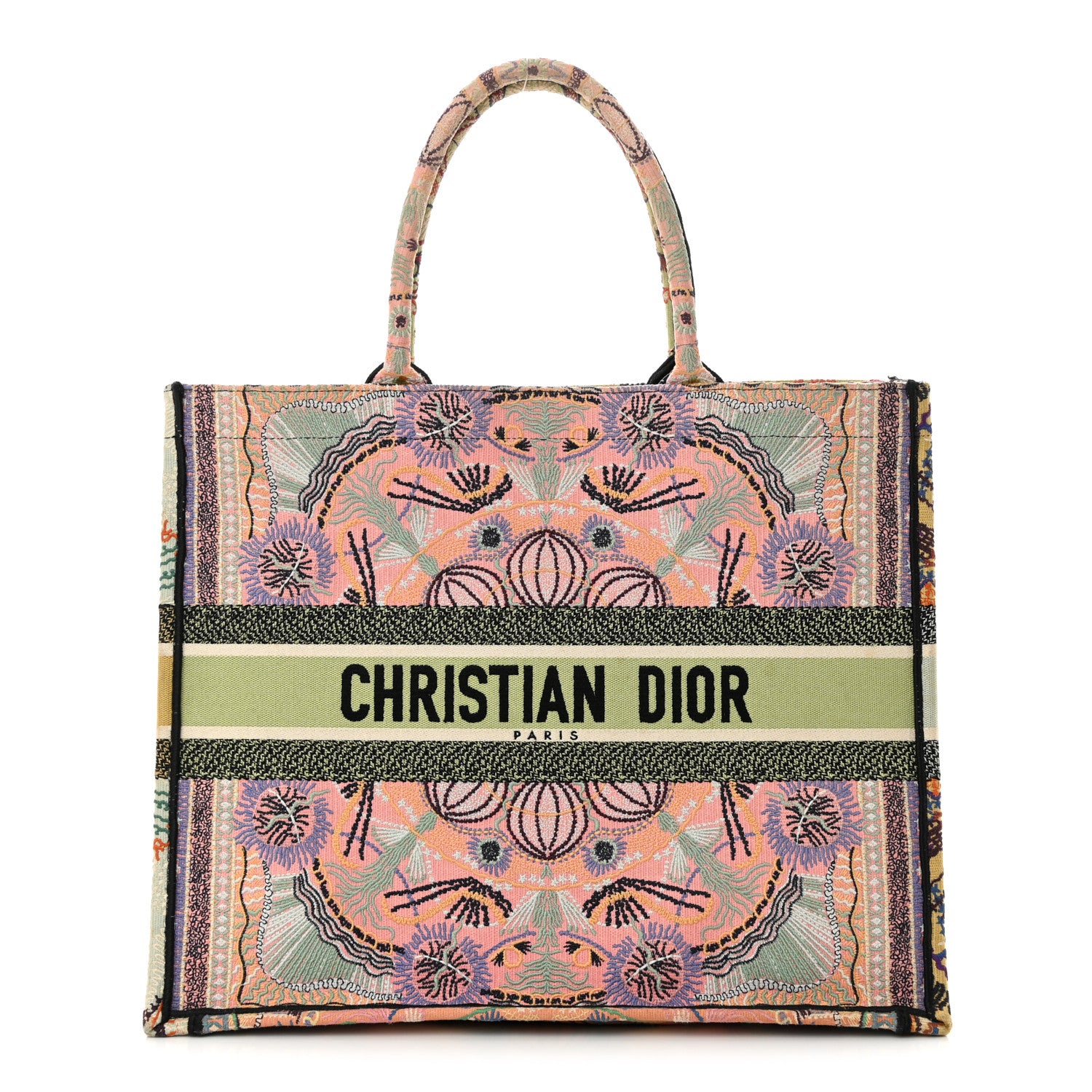Christian Dior DIOR Canvas Embroidered Large In Lights Book Tote Multicolor 1 of 14