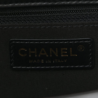 Chanel Calfskin Stitched Shopping Tote Black 6 of 10