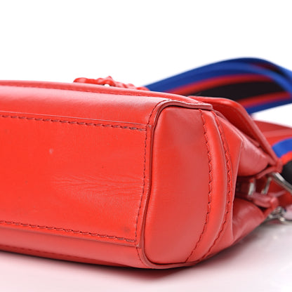 Versace Calfskin Small Palazzo Empire Bag Red 10 of 14
