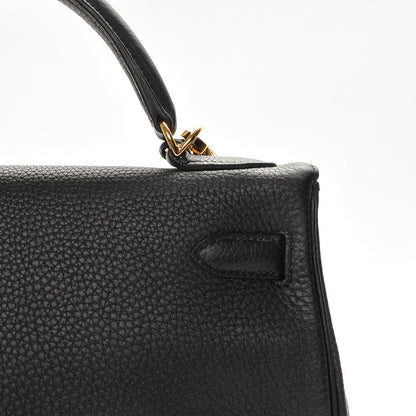 Hermes Togo Kelly Retourne 32 Black 7 of 23