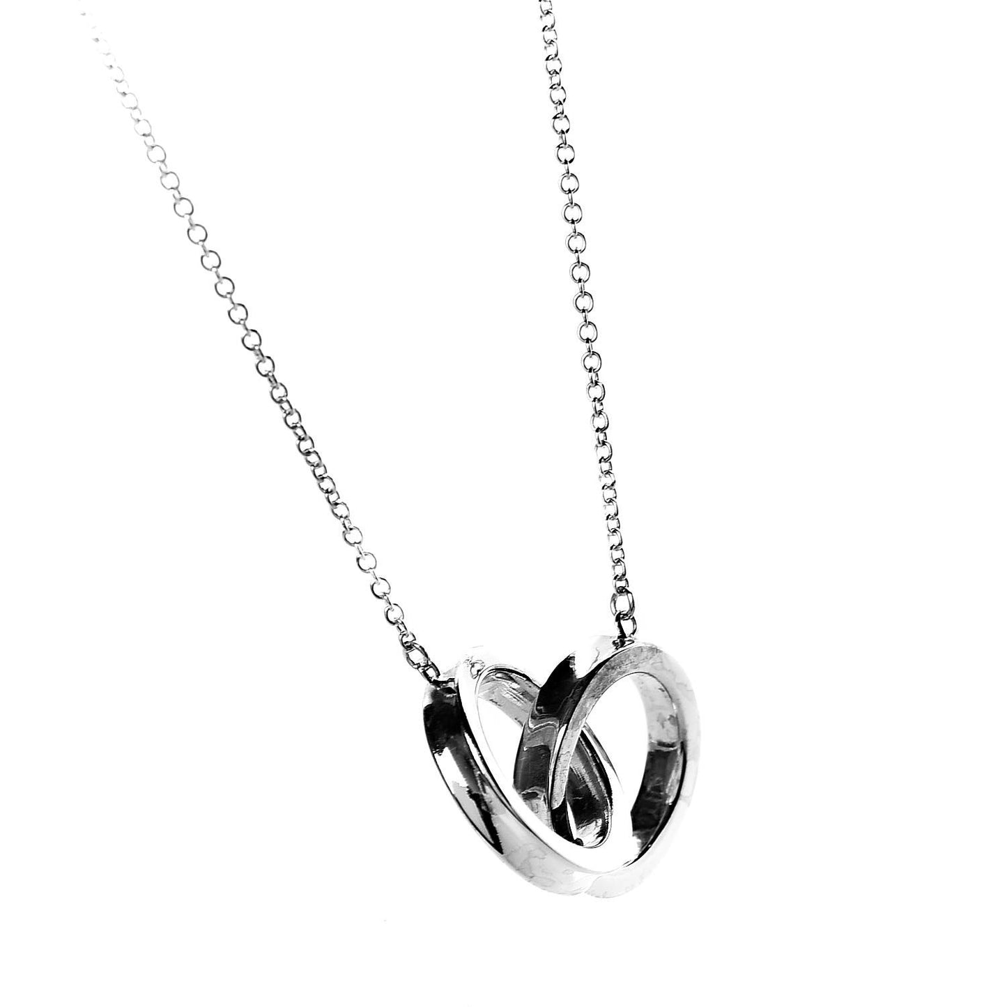 Sterling Silver 1837 Interlocking Circles Pendant Necklace