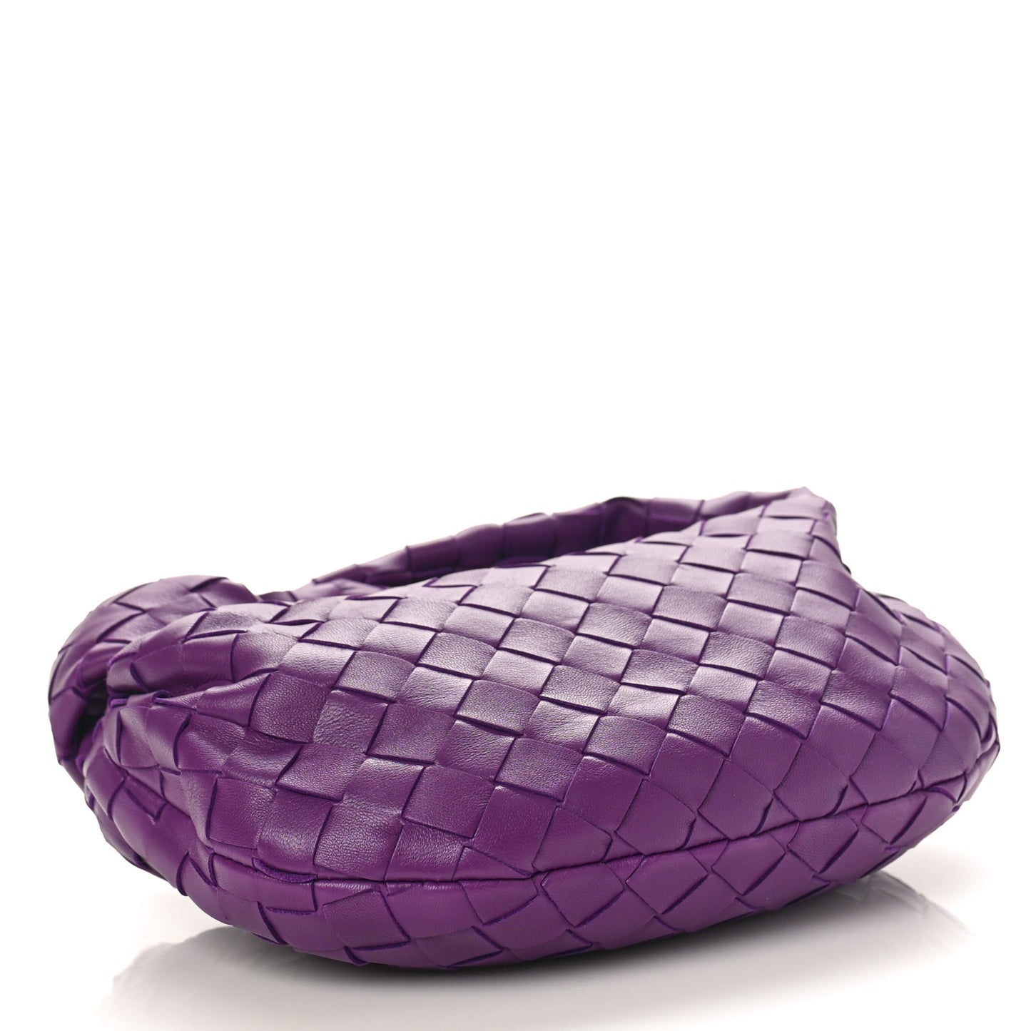 Nappa Intrecciato Mini Jodie Eggplant