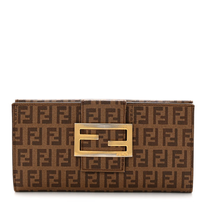 Fendi Zucchino Forever Continental Wallet Nocciola 1 of 7
