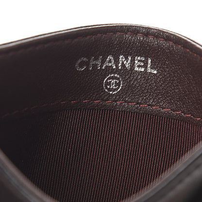 Chanel Lambskin Quilted Card Holder Black 6 of 8