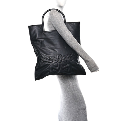 MCM Calfskin Aren Mega Honors Tote Black 2 of 9