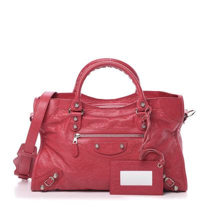 Balenciaga Agneau Giant 12 Silver Hardware City Rose Thulian 1 of 13