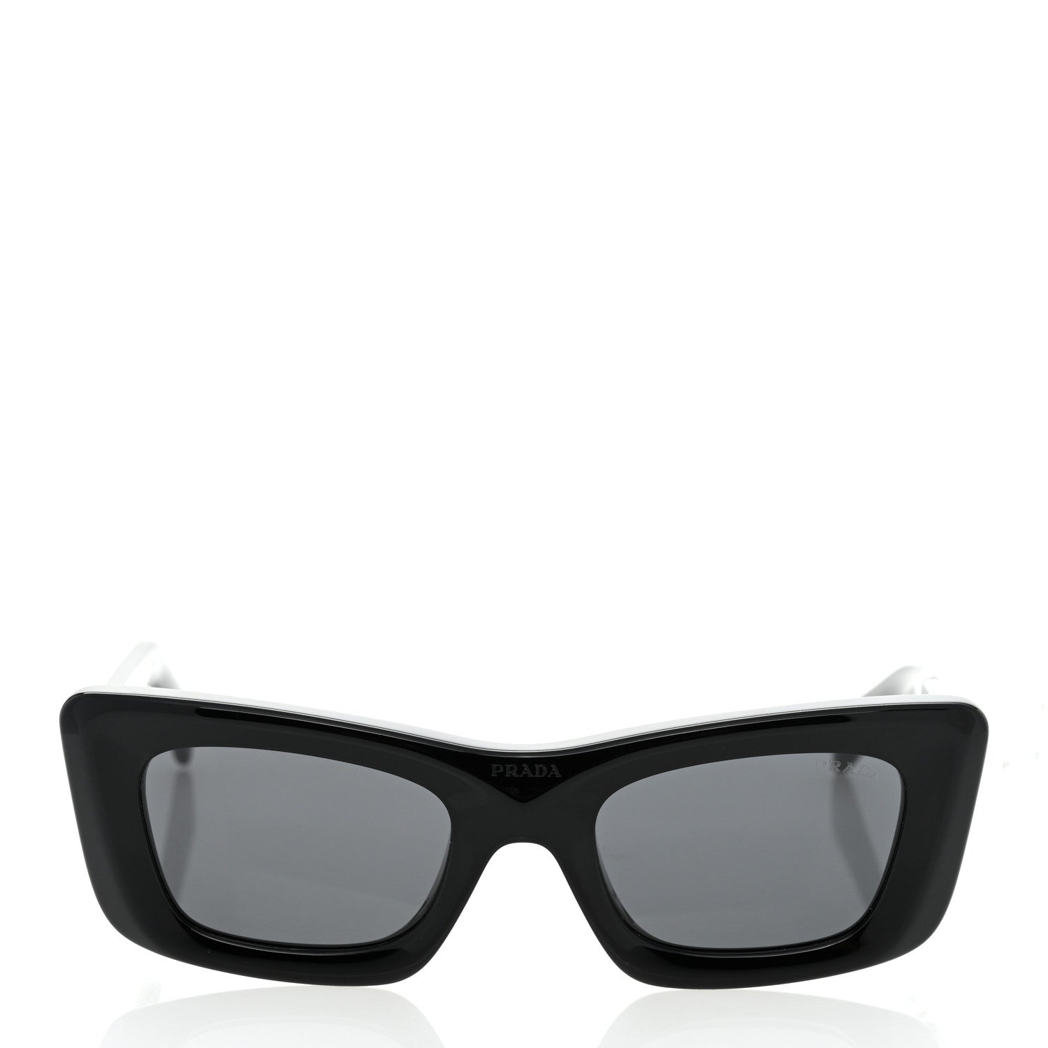 Prada Acetate Symbole Sunglasses SPR 13Z Black 2 of 8