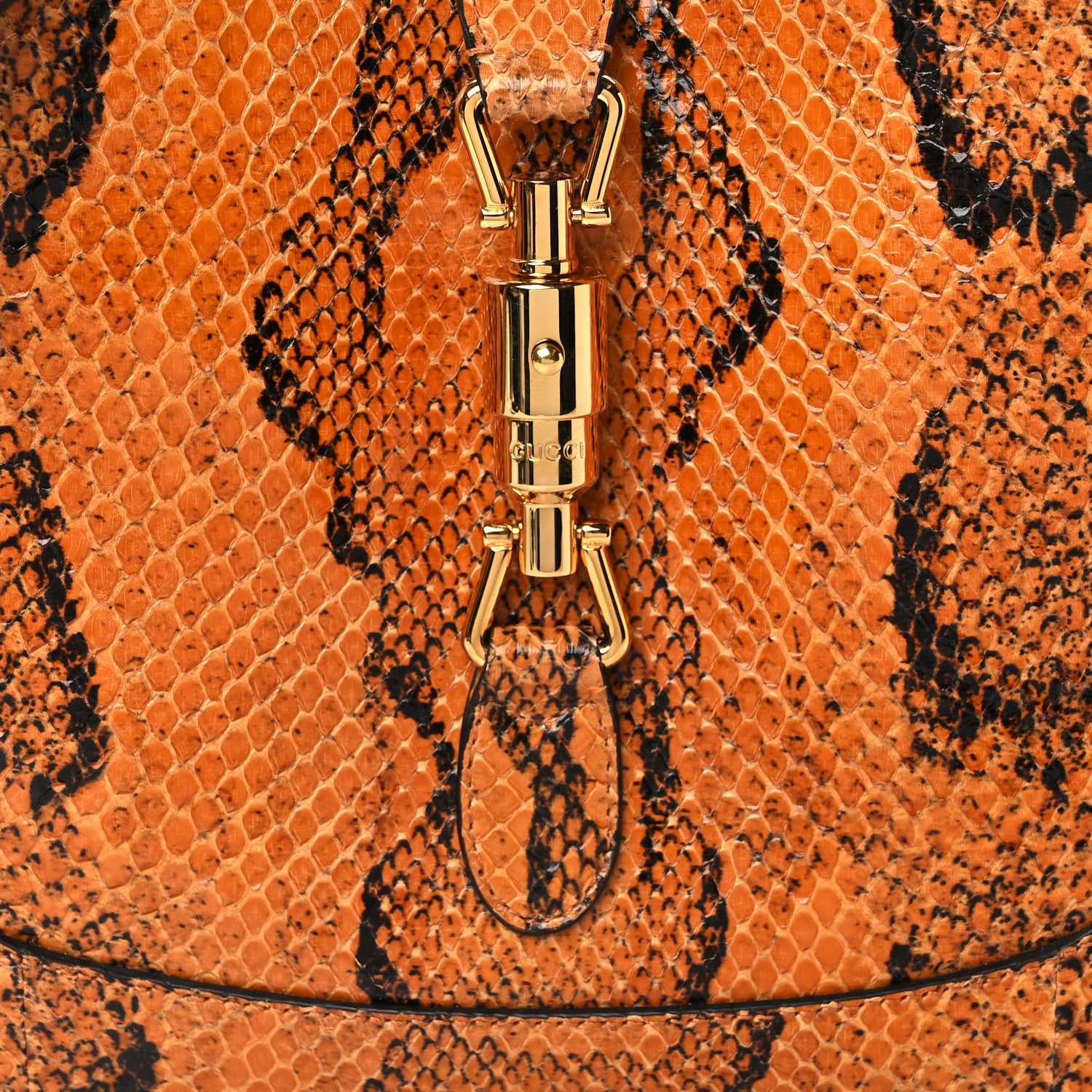 Gucci Python Small Jackie 1961 Hobo Sun Oil 9 of 11